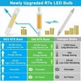 thumbnail image 3 of R7S Led Bulb, 78 Mm, 30 W, Dimmable, Energy Saving Cob, Corresponds To J118 Mm 300 W Halogen Lamp, Warm White 3000 K, No Flicker, 3000 Lm, 360° Beam Lighting, 2-Piece, 3 of 5