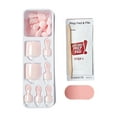 thumbnail image 3 of KISS USA imPRESS Color Square Press-on Toenails, Pink, 24 Pieces, 3 of 7