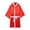 Red, variant on Joernso Unisex Long Sleeve Belt Competition Training Boxing Robe Kickboxing Gown Uniform