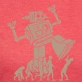 thumbnail image 3 of CafePress - 2 Robotv2 Women's Deluxe T Shirt - Womens Tri-blend T-Shirt, 3 of 4