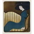 thumbnail image 3 of William Ely Hill 12x14 Black Modern Framed Museum Art Print Titled - Why Worry About ‘Mona Lisa’ (1911), 3 of 5