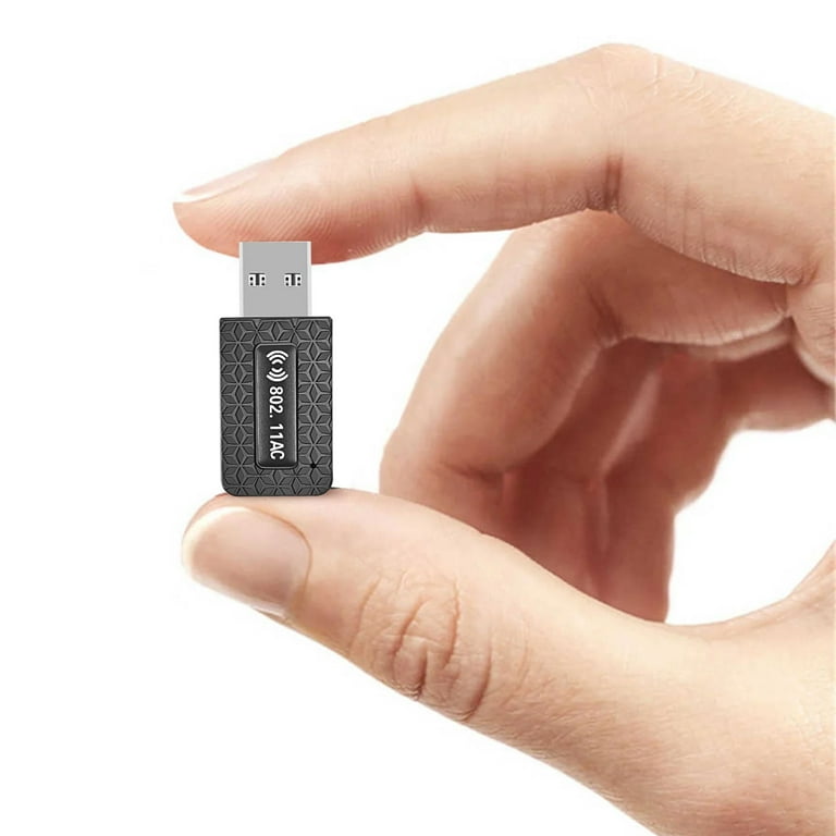 Adaptador USB WiFi Bluetooth, 1300 Mbps de banda dual 2.4/5 GHz, rec