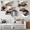 thumbnail image 4 of Designart "Tank in Military Arsenal I" Army Metal Art Living Room, 4 of 5