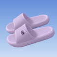thumbnail image 7 of Purple Womens House Slippers Non Slip EVA Slide Sandals Quick Dry Breathable Lightweight Cushioned Bathroom Shoes,Size 5.5, 7 of 7