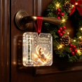 thumbnail image 6 of Christmas Cash Holder Ornament, Acrylic Clear Christmas Money Holders for Cash, Holiday Xmas Tree Hanging Ornaments Decor, Birthday Graduation Back to School Gifts Christmas Tree Ornaments, 6 of 7