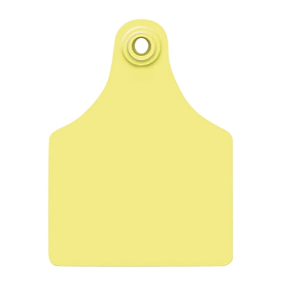 EAR TAG FEMALE BLANK MAXI YELLOW MAXI