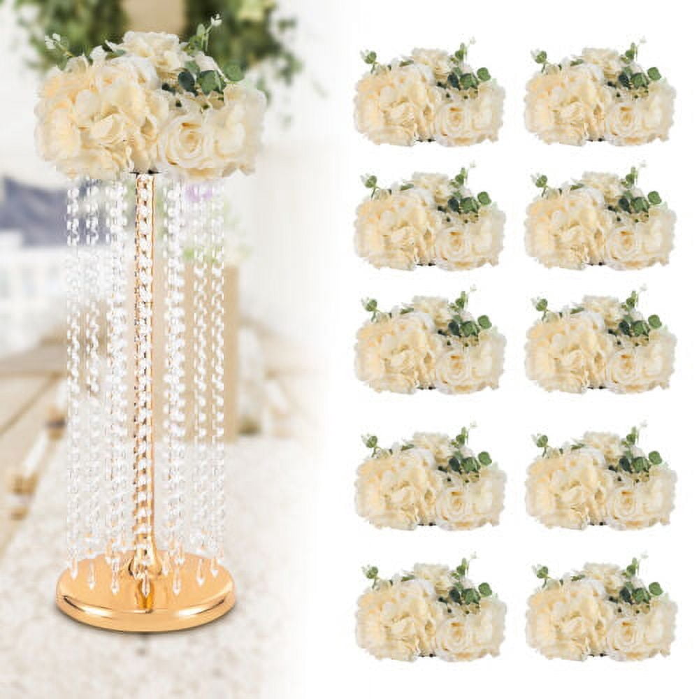 Flower Balls Wedding Rose Centerpieces 10 Pack Fake Flowers Teal Kissing Balls