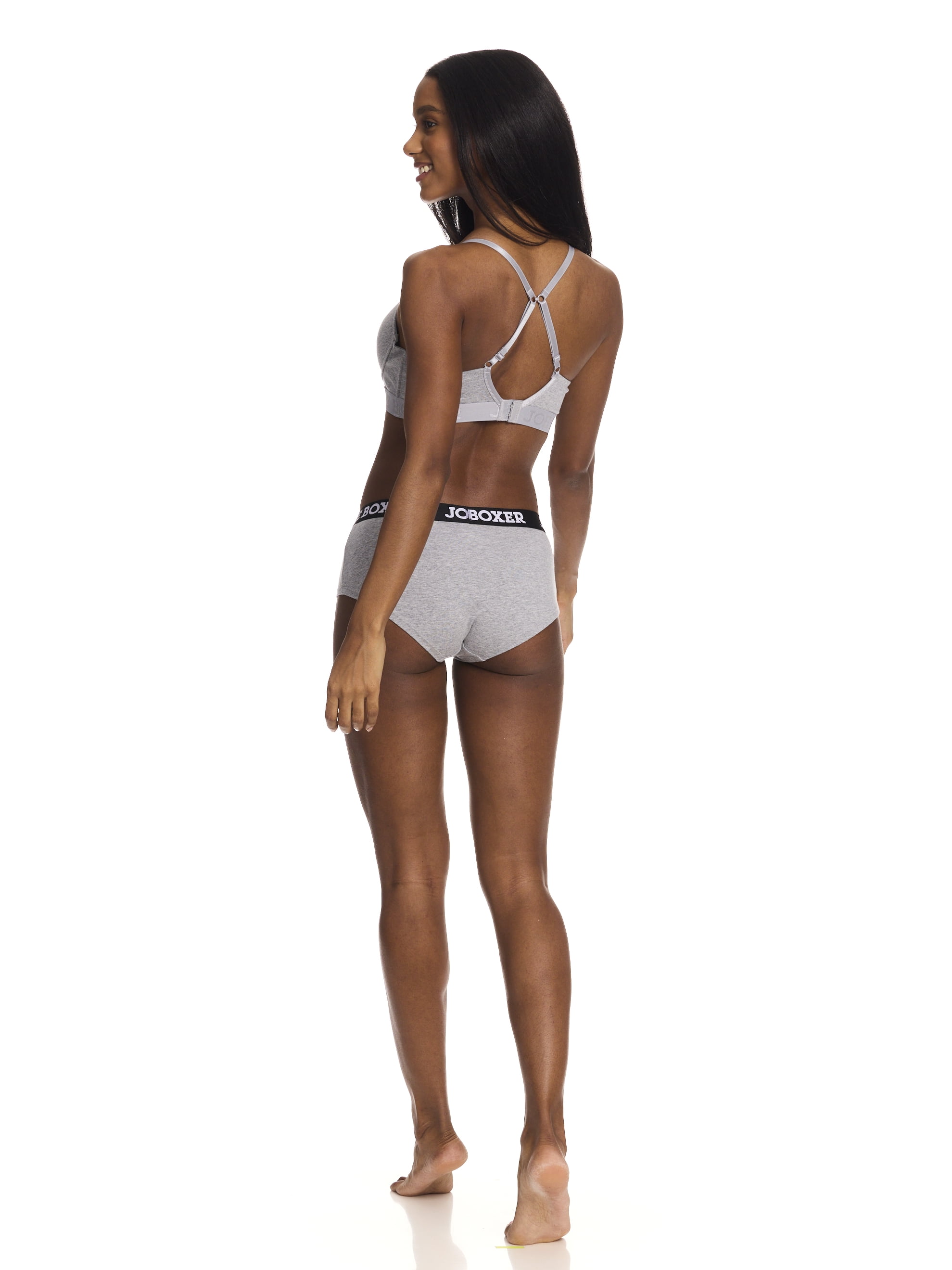 Joe Boxer Women’s Cotton Blend Girl Short Panties, 3-Pack, Sizes S-XL