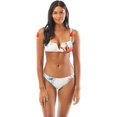 thumbnail image 3 of Vince Camuto IVORY FLORAL V-Wire Tie-Strap Bikini Swim Top, US Small, 3 of 4