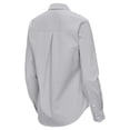thumbnail image 3 of Women's Antigua Gray Philadelphia Flyers Porter Woven Tri-Blend Long Sleeve Button-Up Shirt, 3 of 3