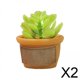 thumbnail image 1 of 2x1/12 Casa De Muñecas Resina Paisaje Suministros Para Decoración De Balcón Estilo C, 1 of 8