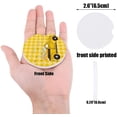 thumbnail image 2 of ZHANZZK Summer Yellow Truck with Honey and Bee Plaid Texture Set of 6 Car Coaster for Drinks, Absorbent Ceramic Stone Coasters Cup Mat with Cork Base for Home Kitchen Room Coffee Table Bar Decor, 2 of 5