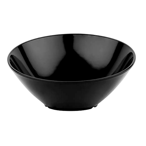 G.E.T. Angled Salad / Dinner Bowl ,16 Ounce, Black