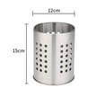 thumbnail image 1 of Stainless Steel Utensil Holder Kitchen Utensil Cutlery Stand Rack Drainer, 1 of 6