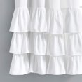 thumbnail image 3 of Cortina Lush Decor Allison con volantes blancos, 160 x 100 cm (par), 3 of 7