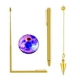 thumbnail image 4 of BELOVING Ensemble de Tiges de Radiesthésie en Cuivre, Rétractable Pratique Professionnel Paranormal Divination 4 Pcs, 4 of 9