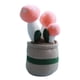thumbnail image 1 of Lindos juguetes de peluche de hongo, dibujos animados, cojín suave para abrazar, regalo realista en maceta Rosado, 1 of 4