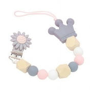 Pacifier chain baby new Silicone Baby Pacifier Clip Colorful Pacifier Chain for Baby Teething Soother Chew Toy
