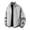 Gray 05, variant on Karymi Jackets for Women Unisex Solid Panel Long Sleeve Zip Up Stand Collar Jacket, Elastic Gathered Cuffs Windproof Cargo Workwear Coat, Casual Outerwear Rain Jacket Women