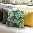 thumbnail image 3 of PRATYUS Throw Pillow Cover Leaves Design Cushion Case for Sofa 20x20in, 3 of 5