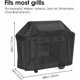 thumbnail image 4 of Funda para barbacoa, duradera, de tela Oxford 210D, resistente a los rayos UV, al agua y a la humedad (145 x 61 x 117 cm), 4 of 5