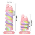 thumbnail image 7 of Retractable Silicone Silicone Travel Bottles Foldable Bottle Sport Water Bottle 500ml, 7 of 7
