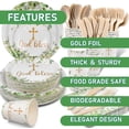 thumbnail image 3 of 350 PCS God Bless Baptism Plates | Disposable Paper First Communion Decorations Party Tableware Set | Ideal for Christening Celebration Baby Shower Religious Party Supplies | Serve 50, 3 of 8