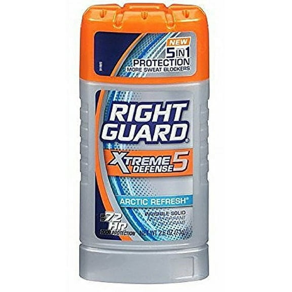 Right Guard Xtreme Antiperspirant/Deodorant Invisible Solid Arctic Refresh 2.6 oz (Pack of 16)