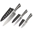 thumbnail image 3 of Thyme & Table Carbon Chef Knives, 3-Piece Set, 3 of 5