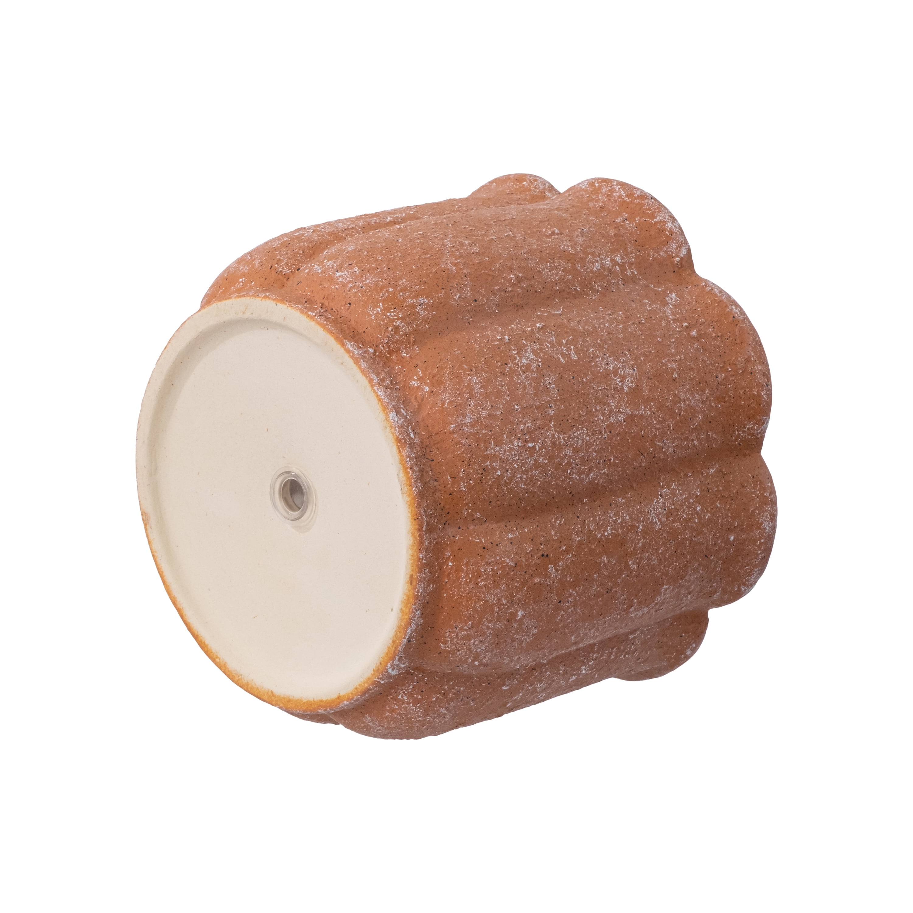 My Texas House 8in Terracotta Flower Planter Pot Ceramic Drainage Hole with Plug Included