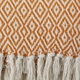 thumbnail image 3 of Pumpkin Spice Double Diamond Cotton Throw 50x60, 3 of 3
