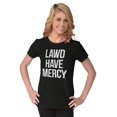thumbnail image 4 of Lawd Have Mercy Funny South Country Womens Fitted Plus Size Graphic Tee Brisco Brands 2X, 4 of 5