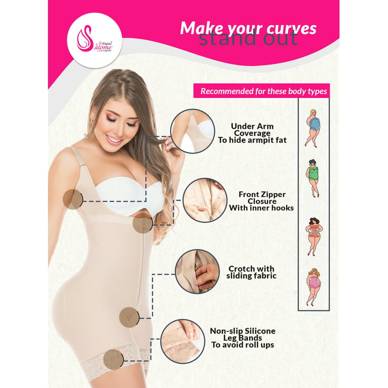 Faja Moldeadora Colombiana Butt-Lifter Tummy Control Shapewear LT.Rose  ORIGINAL