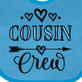 thumbnail image 4 of Inktastic Cousin Crew Girls Baby Bib, 4 of 4