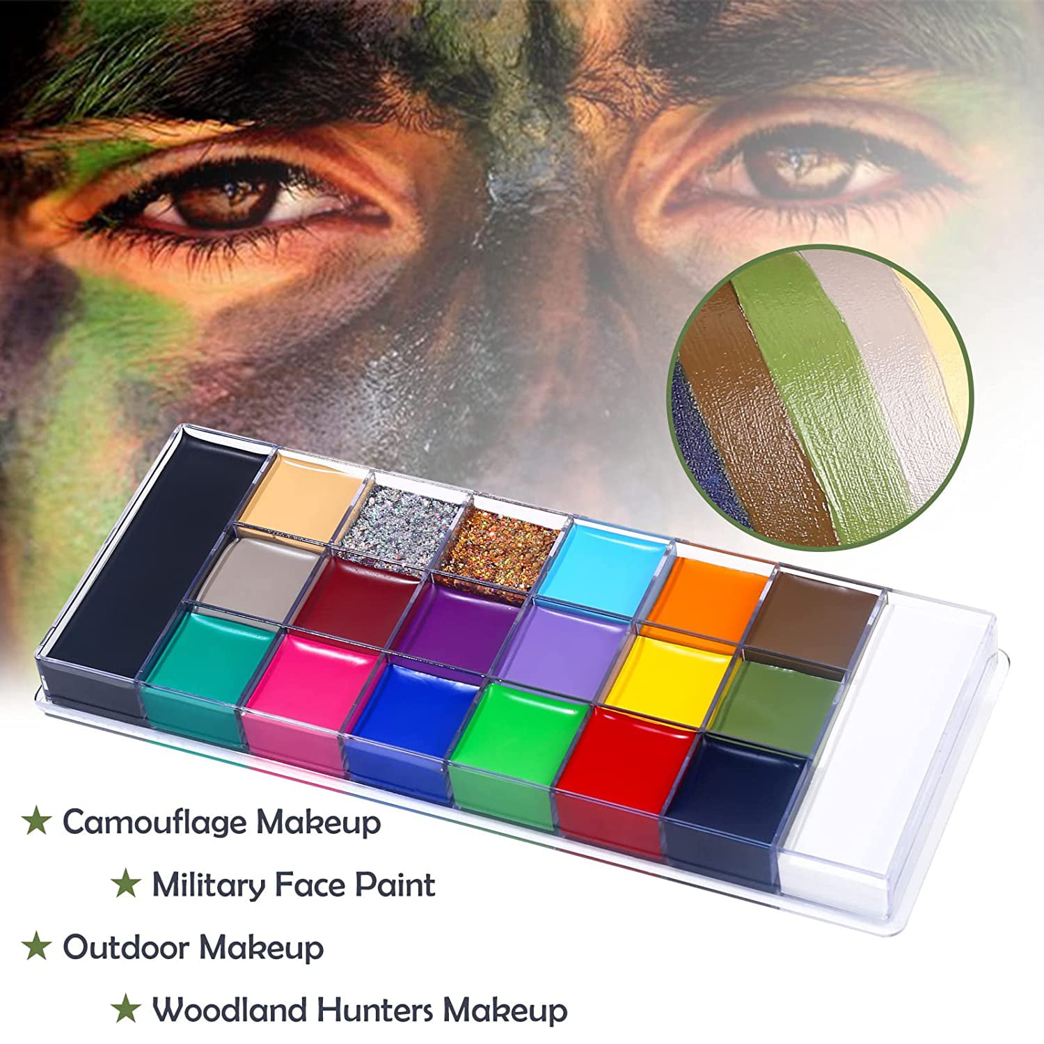 CASH ON DELIVERY MAKEUP STORE on Instagram: UCANBE ATHENA FACE AND BODY  PAINT PALETTE Rs 1700 TOTAL COLOUR 17 OIL BASED EMULSION CRUELTY FREE  PRODUCT MADE WITH SAFEST CHEMICALS ORDER ON 8219656678