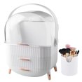 thumbnail image 1 of Makeup Organizer Large Capacity Cosmetic Storage Makeup Case with Drawer Lid, 1 of 10
