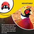 thumbnail image 3 of Greeniant Casco para mascotas, loros, sombreros, disfraces ajustables, accesorios, Protector, cascos para aves de corral, pollo, pájaro, pato Juguetes para pájaros mariquita Greeniant PT003691-05, 3 of 6