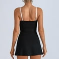 thumbnail image 4 of Women's Sleeveless Yoga Dress with Built-in Bra - Fitness/Casual, Polyester, S-L, 4 of 8