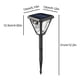 thumbnail image 3 of Lámpara solar de pared con sensor de movimiento para exteriores, lámpara decorativa para porche, con control remoto, 3 modos de iluminación., 3 of 7