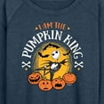 thumbnail image 3 of The Nightmare Before Christmas - I Am The Pumpkin King - Women's Lightweight French Terry Long Sleeve Shirt, 3 of 5