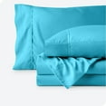 thumbnail image 5 of Bare Home Aqua Microfiber Sheet Set, Wrinkle Resistant, Deep Pocket, Split King, 5 of 6