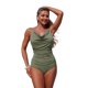 thumbnail image 5 of Traje de baño de una pieza para mujer, color liso, cuello con tirantes en la espalda, cómodo, bikini, moda playera, bañador para mujer, trajes de baño de una pieza para mujer, trajes de baño para muje, 5 of 9