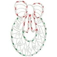 thumbnail image 4 of Northlight Lighted Wreath Window Silhouette Christmas Decoration - 16", 4 of 7