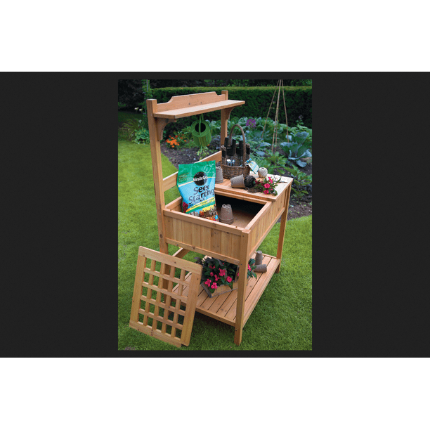 Astonica Wood Potting Bench 23 6 X 59 8 Com Astonica Wood Potting Bench 23 6 X 59 8, Astonica Outdoor Living Patio Furniture