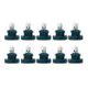 thumbnail image 1 of Encendiendo 10pcs T3 LED 12V Interior del coche Instrumento Bombillas Tablero Lámparas (Verde), 1 of 9