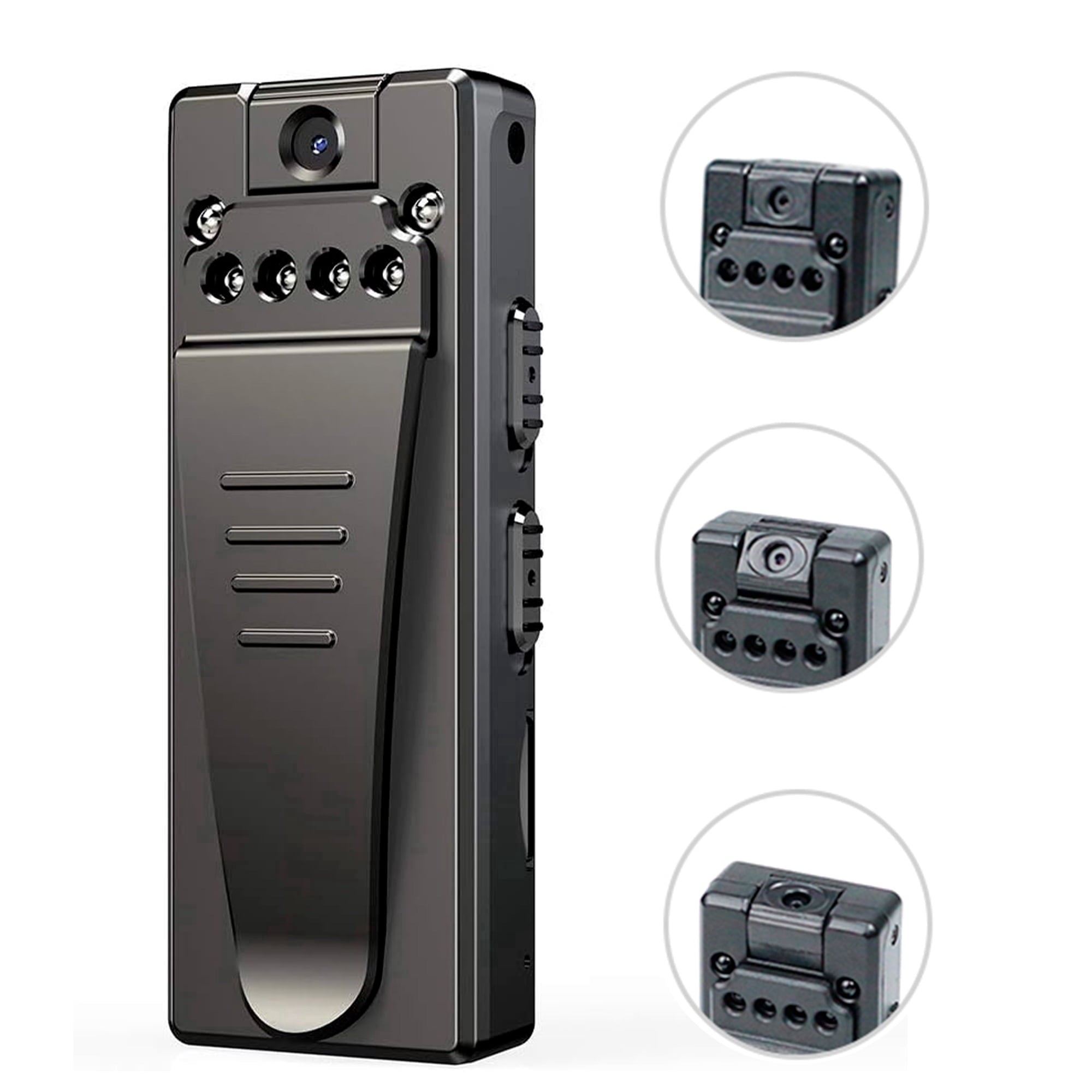 Zengdainm Body Camera, Body Cam with Audio & Video Recording, Wearable Personal Portable Cameras Recorder DV, with Night Vision Function