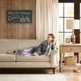 thumbnail image 6 of Woolrich Elect Electric Blanket Throw with 3 Heat Level Setting Controller 60x70" Grey, 6 of 11