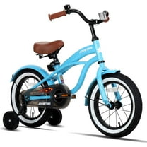 JOYSTAR 12" 14" 16" Kids Cruiser Bike for Ages 2-7 Years Old Girls & Boys, Kids Bike with Training Wheels, Cruiser Bicycles for Children, Blue