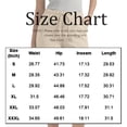 thumbnail image 3 of Nestiefly Cotton Linen Capri Pants for Women Petite Summer Pedal Capris 2026 Elastic High Waist Wide Leg Crop Trouser with Pockets White L, 3 of 7