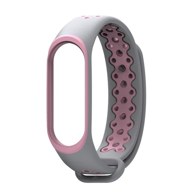 Reemplazo para Xiaomi Mi Band 3/4 Pulsera de silicona Colores dobles / Correa de muñeca de reloj deportivo sólido Advancent EL0222-10